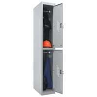 Шкаф для раздевалок ПРАКТИК усиленный ML 12-30 базовый модуль (LS-02)