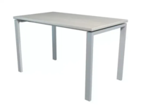Стол NT 120х70 белое дерево/серый-Железная мебель