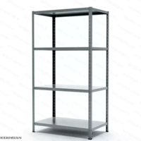 Стеллаж MS STRONG 1850х1200х500 (4 полки)-Железная мебель