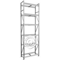 Стеллаж MS Pro Z 3000х900х400 (6 ярусов без настила)-Железная мебель