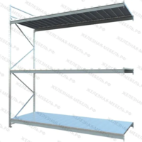 Дополнительная секция Стеллаж MS Pro Z 3000х2700х1000 (3 яруса с секционным настилом)-Железная мебель