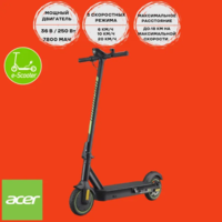 ElektroSamokat Acer E-Scooter Acer Electrical Scooter 3 Black ,top speed 25km/hr, turning lights(EMEA Retail pack)-BEST BUY ELEKTRONIKA