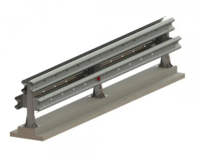 Мостовые дорожные ограждения, двусторонние, двухъярусные-METALL PROFIL