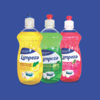 Жидкий гель LIMPEZA 450 гр, лимон - малина - яблоко-TUBEX