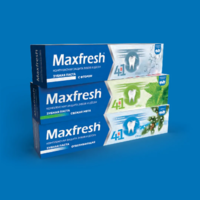 Зубная паста MAXFRESH 100гр гель-TUBEX