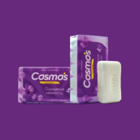 Туалетное мыло COSMOS 5шт по 55гр с ароматом орхидеи-TUBEX