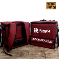 2х ярусный Термо рюкзак для доставки Пиццы и Фаст-Фуда
