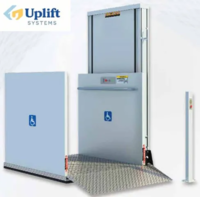 Вертикальная безбарьерная подъёмная платформа-UPLIFTSISTEMS
