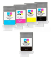 Комплект картриджей ITSinks для Canon, PFI-120, (C,M,Y,BK,MBK), 5*130 мл-EXCLUSIVE SERVICE SYSTEM