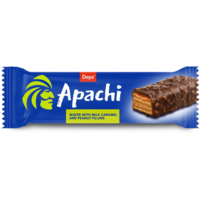 Глазированные вафельные конфеты Apachi с молочной карамелью и арахисовой начинкой-Deya