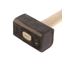 Balyoz, 6000 g, soxta bosh, yog'och tutqich 650 mm. Sibirtech