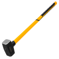 Balyoz, 4000 g, zarb qilingan, TPR qoplamali shisha tolali tutqich, 880 mm. Denzel-TRI D ALLIANCE