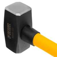 Balyoz, 4000 g, zarb qilingan, TPR qoplamali shisha tolali tutqich, 880 mm. Denzel