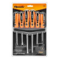 Point отверtkalar to'plami polkada, 6 dona, PH + SL, HCS, 2k tutqich. Sparta