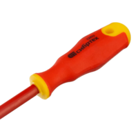 1000 V gacha dielektrik tornavida, SL4x100 mm, 2 pinli tutqich. Sibirtech