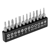 Bit va rozetka boshlari to'plamiga ega qaytib tornavidalar, 41 dona, CrV. Sibirtech