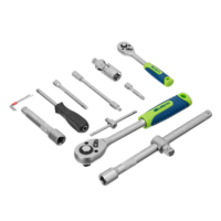 Asboblar to'plami, 1/2", 1/4", plastik quti, 94 dona. Sibirtech