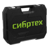 Asboblar to'plami, 1/2", 1/4", plastik quti, 89 dona. Sibirtech