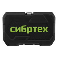 Asboblar to'plami, 1/4" plastik quti, 56 dona. Sibirtech