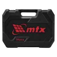 Asboblar to'plami, 1/2", 1/4", CrV, plastik quti, 94 dona. MTX-TRI D ALLIANCE