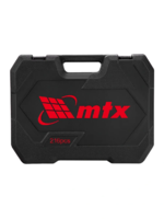 Asboblar to'plami, 1/2", 3/8", 1/4", CrV, plastik quti, 216 dona. MTX