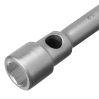 Ikki tomonlama g'ildirak kaliti 24 x 27 mm, qalinligi 26 mm, uzunligi 350 mm. Matrix