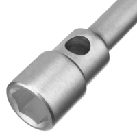 Ikki tomonlama g'ildirak kaliti 30 x 32 mm, qalinligi 26 mm, uzunligi 350 mm. Matrix