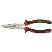 NICKEL uzun burunli pense, 200 mm, tekis, nikel bilan qoplangan, ikki komponentli tutqichlar. MTX-TRI D ALLIANCE