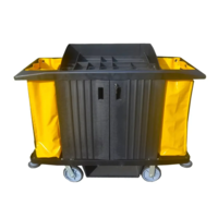 Гостиничная тележка для уборки (большая)-CLEAN MARKET UT