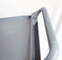 Промышленная тележка серая