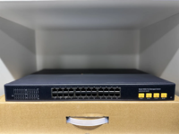 Управляемый Smart Web PoE коммутатор 24 порта PoE + 2 uplink + 4 SFP-FIBRALIDER