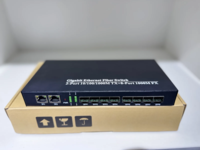 Неуправляемый коммутатор 8 SFP + 2 Gigabit Uplink