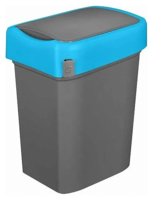 Бак мусорный Restola SMART BIN синий 50 л-DELICOM